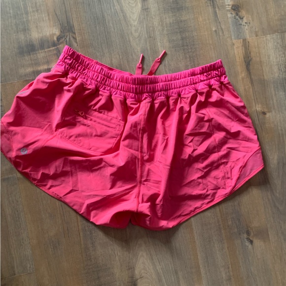 Pink Lululemon shorts. - Picture 3 of 5